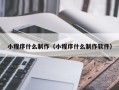 莘县小程序什么制作（小程序什么制作软件）